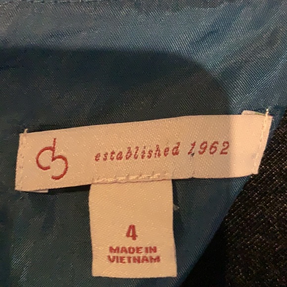 NWOT Teal dress by CB SZ 4 - Picture 7 of 7